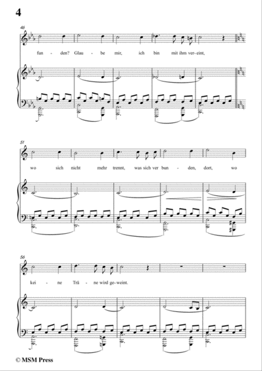 Schubert-Thekla: Eine Geisterstimme(Thekla: A Spirit Voice),D.595,in c minor,for Voice&Piano Voice scores gallery preview page 6