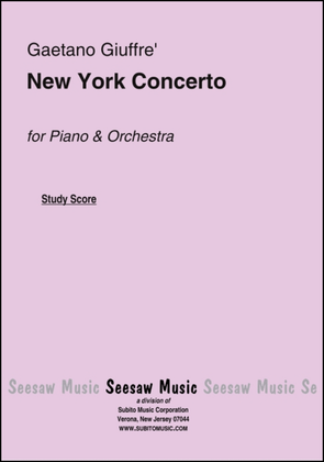 Book cover for New York Concerto