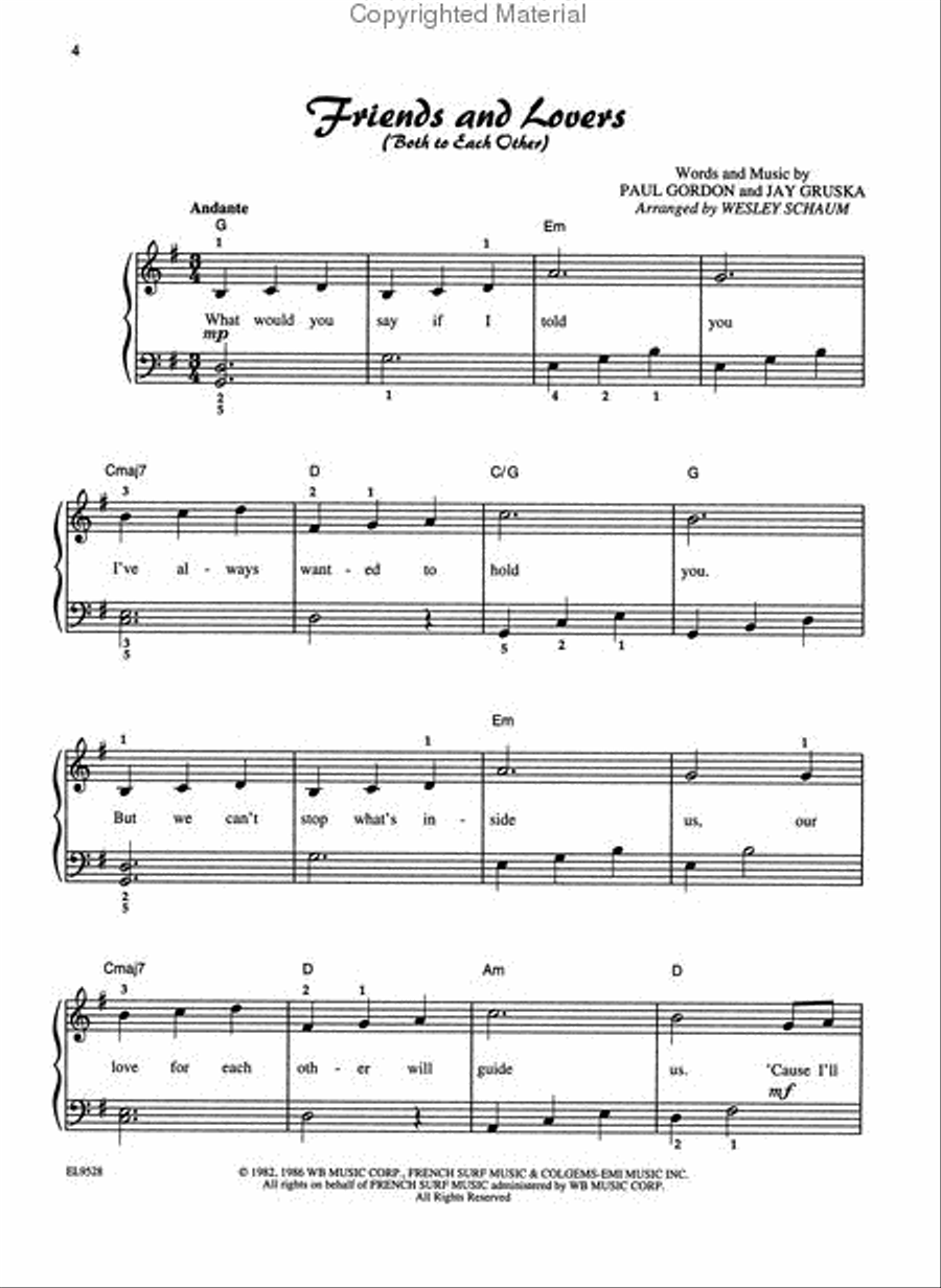 Schaum Pop Favorites Schaum Pop Favorites Piano Method scores gallery preview page 3
