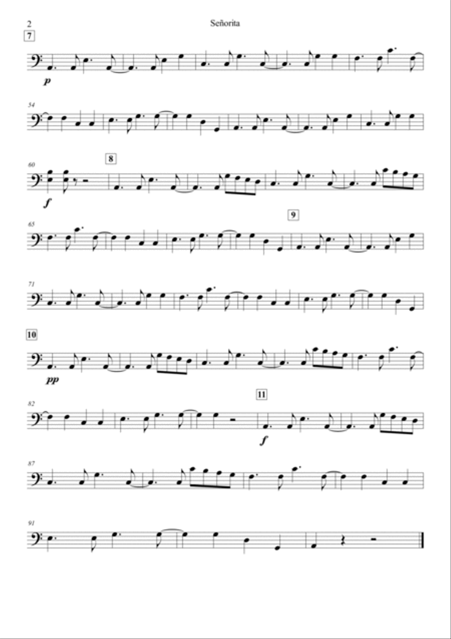 Senorita String Quartet scores gallery preview page 4