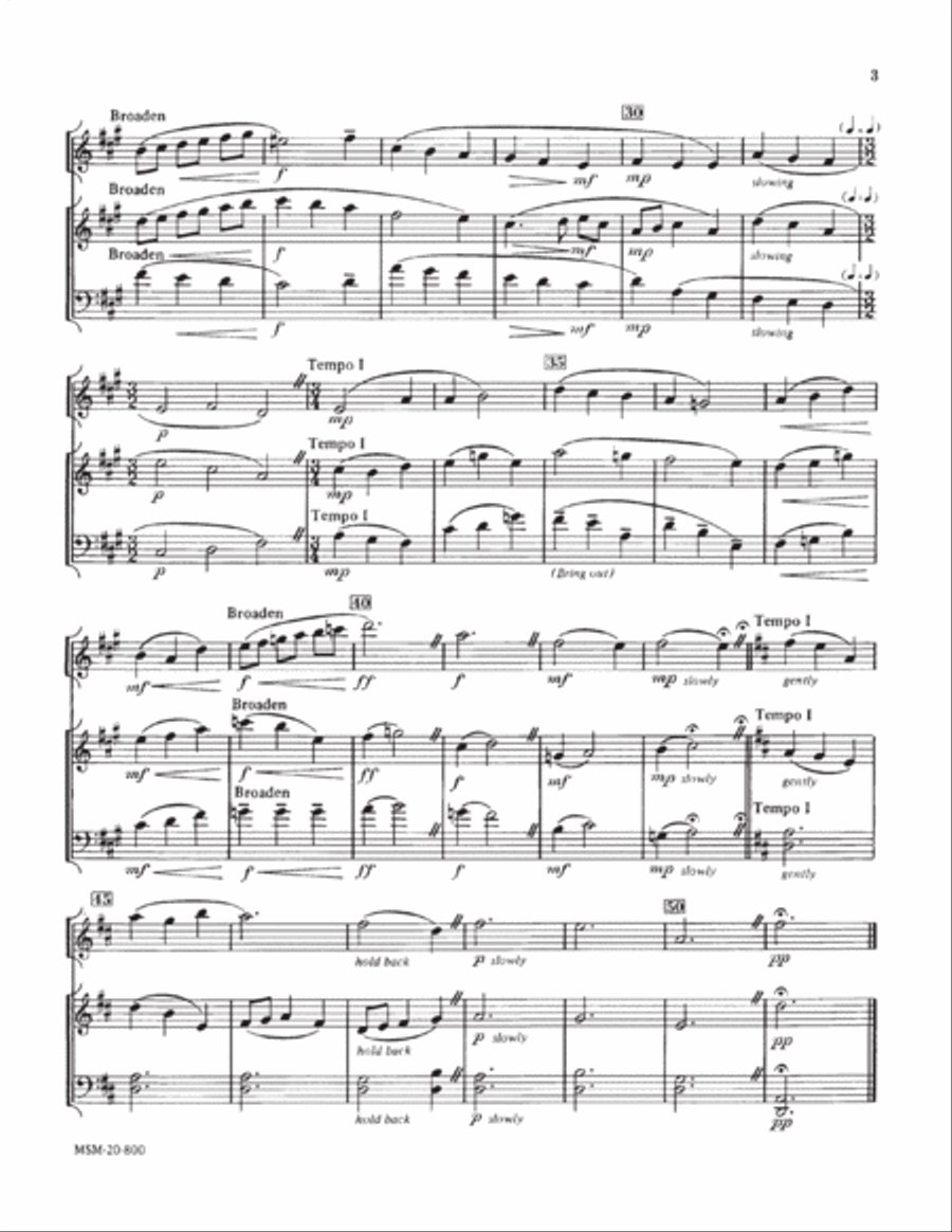 Instrumental Trio No. 1 (Sesqui Quatra) Flute scores gallery preview page 3