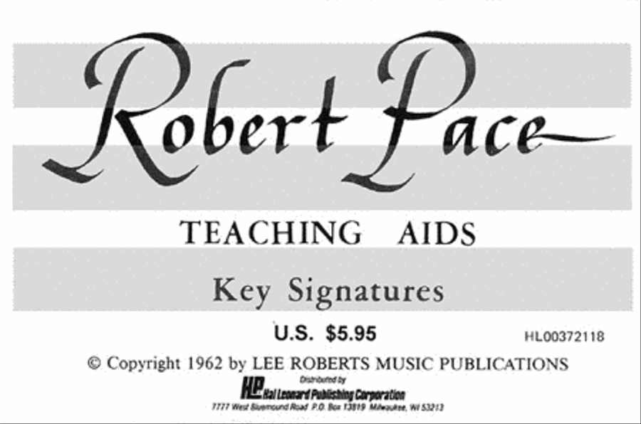 Flash Cards – Key Signatures Piano Method scores gallery preview page 1