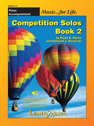 Book cover for Competition Solos, Book 2 Piano Accompaniment