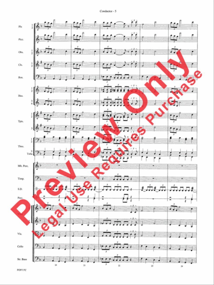 Star Wars (Main Theme) Star Wars (Main Theme) Full Orchestra scores gallery preview page 19