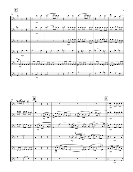 Recordare (from "Requiem") (F) (Trombone Sextet)