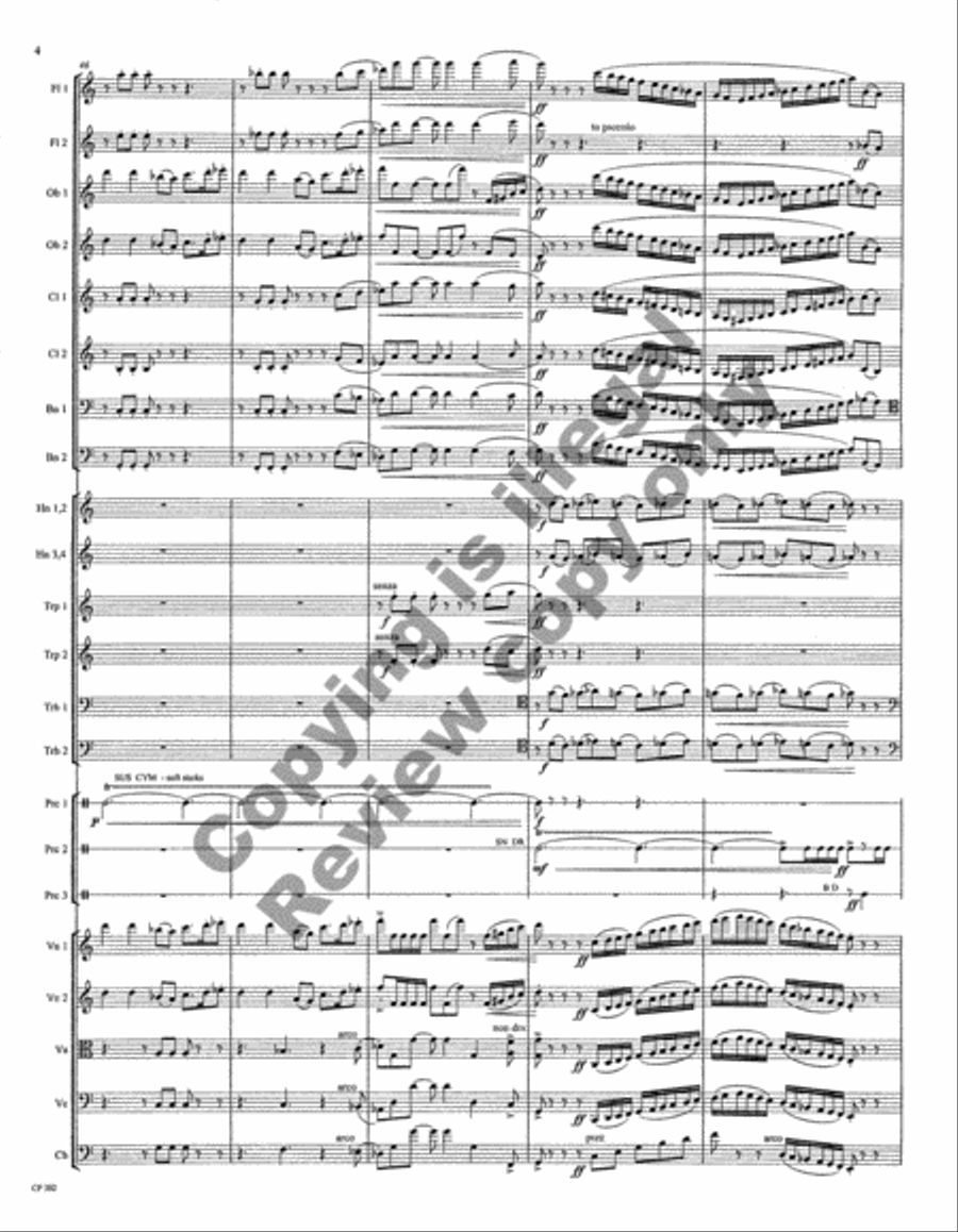 Symphony No. 1 Full Orchestra scores gallery preview page 6