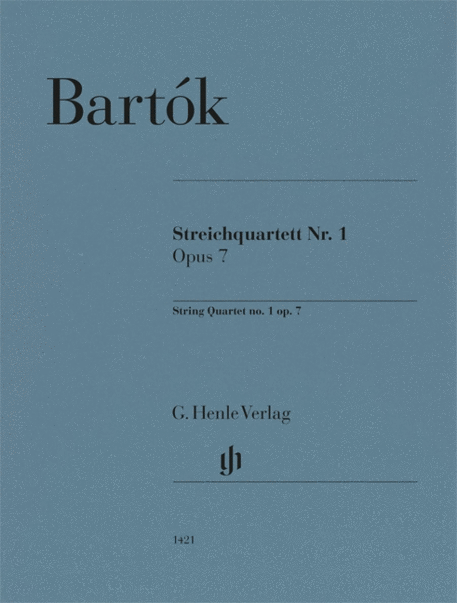 String Quartet No. 1, Op. 7 String Quartet scores gallery preview page 1