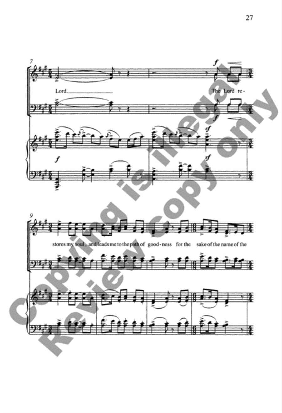A Song Without Words Organ scores gallery preview page 16