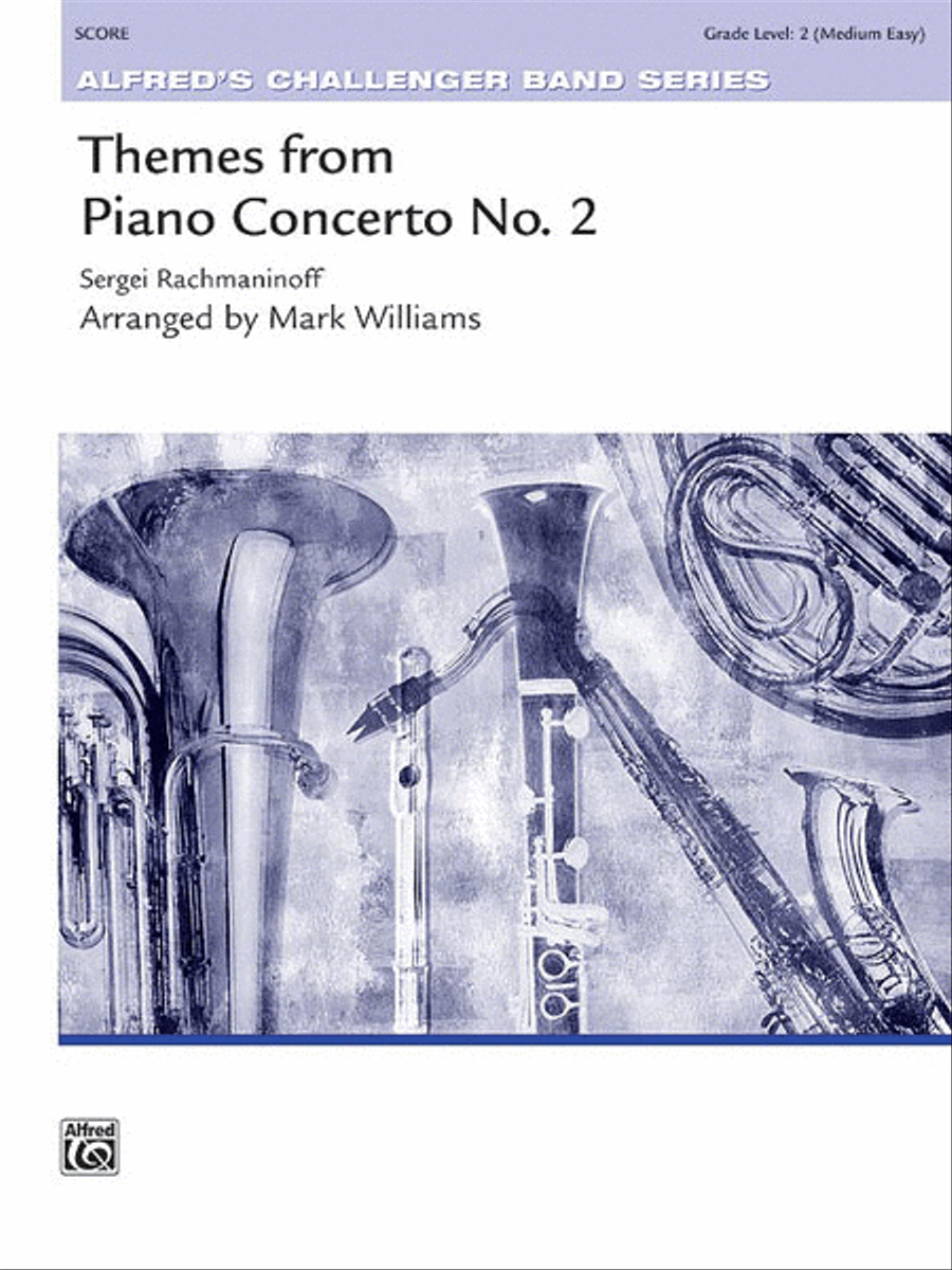 Themes from Piano Concerto No. 2 Concert Band scores gallery preview page 1
