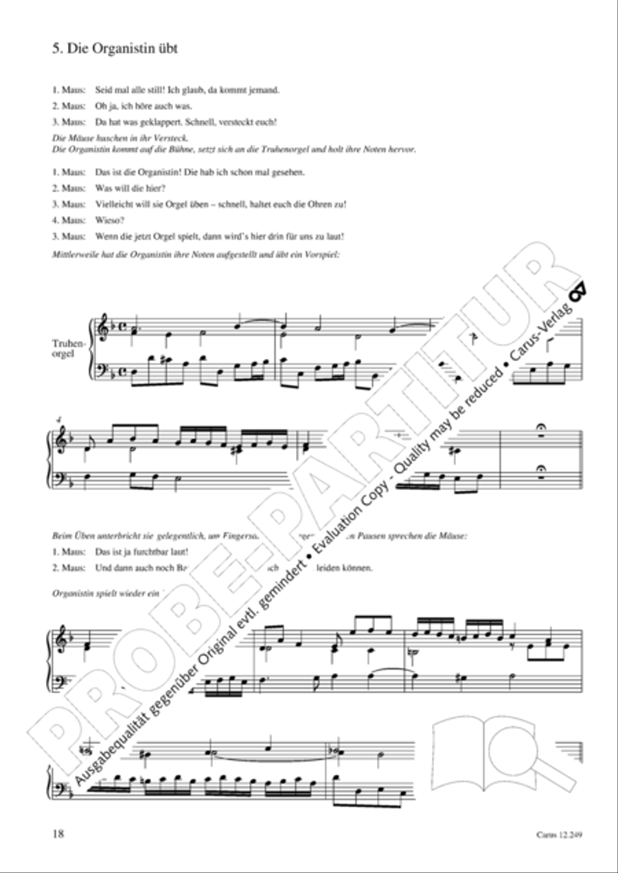 Mause in der Michaelskirche 4-Part scores gallery preview page 19