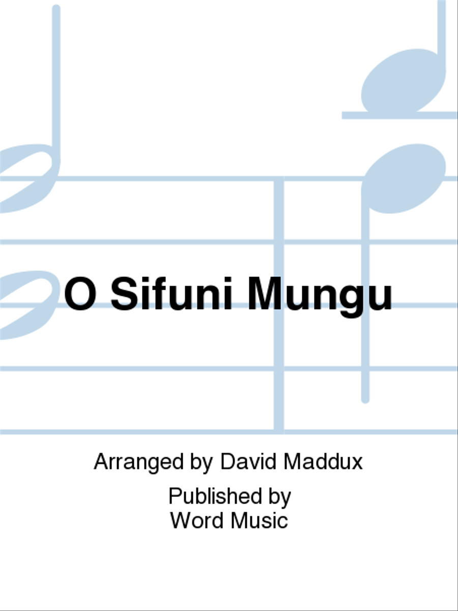 O Sifuni Mungu