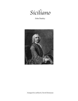 Book cover for Siciliano for Carillon