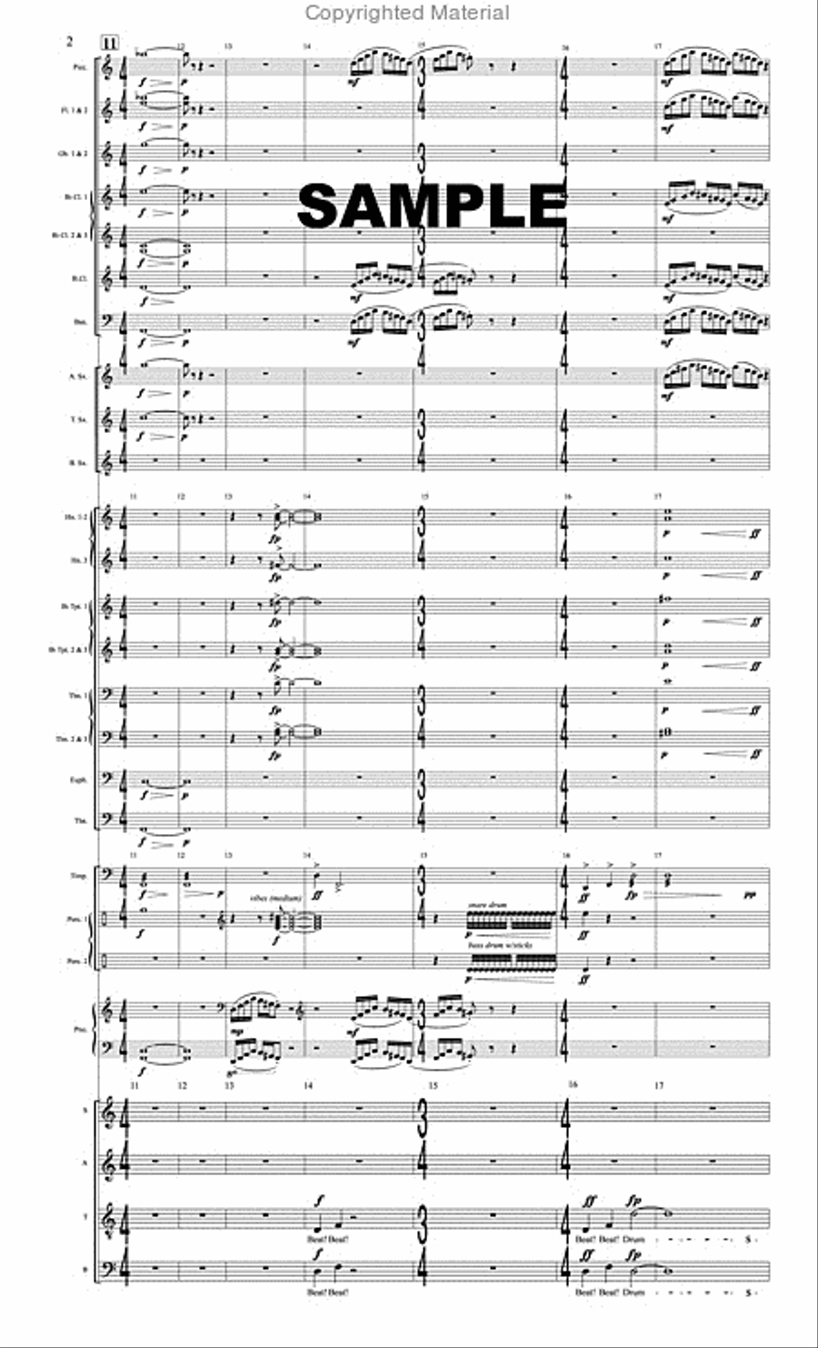 War is Kind Choir scores gallery preview page 3