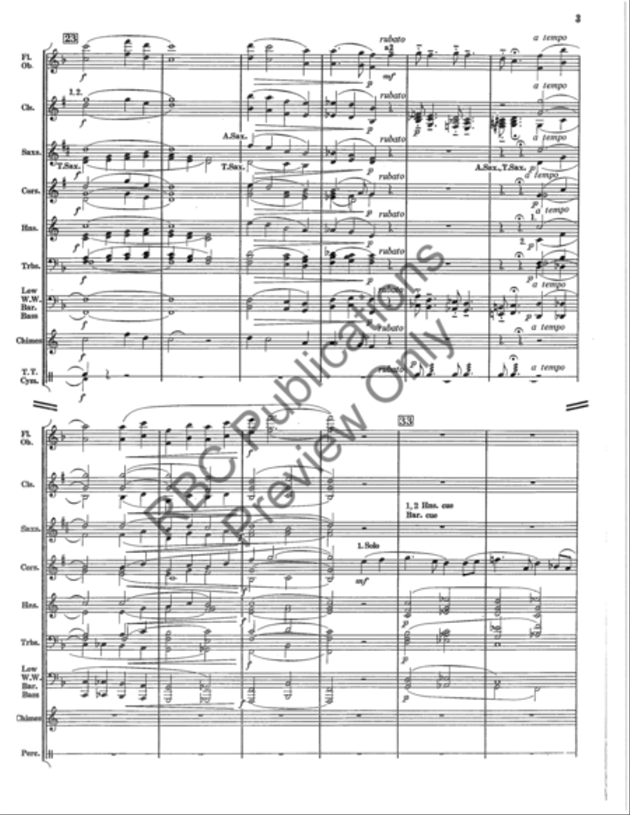 Mighty King Of Miracles (Score) Concert Band scores gallery preview page 6