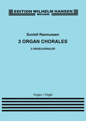Book cover for 3 Organ Chorales in Memoriam Kjartan Hoydal