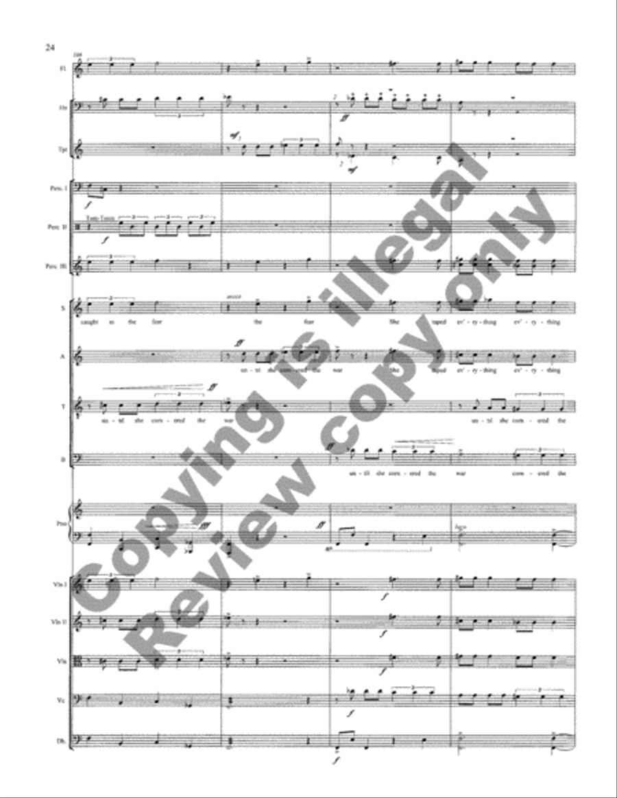 Canticles (Study Score) Choir scores gallery preview page 16