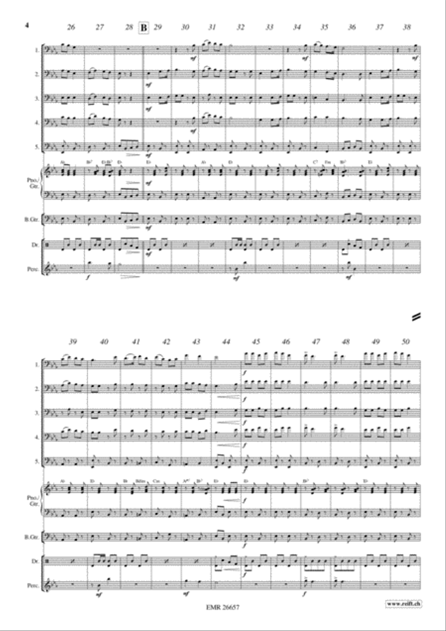 Cowboy Country Cowboy Country Trombone scores gallery preview page 4