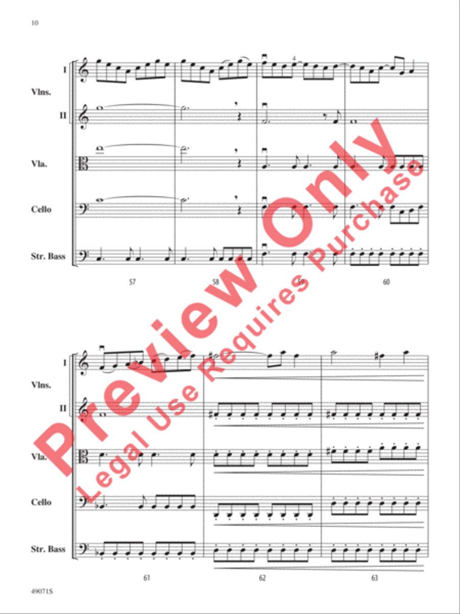 Ride the Wind String Orchestra scores gallery preview page 11