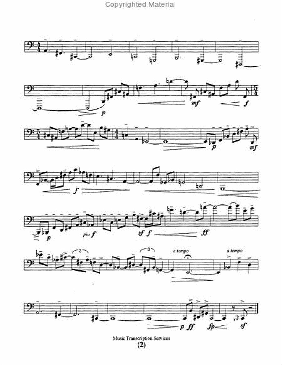 Self Portraits Tuba scores gallery preview page 4