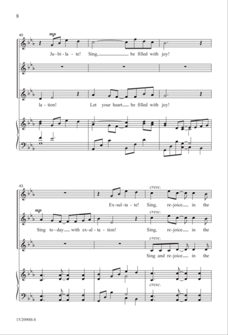 Cantate Hodie! (Sing Today) SSA scores gallery preview page 9
