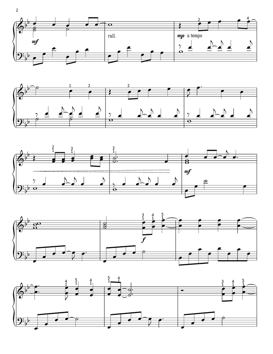 The Gift Piano Solo scores gallery preview page 2