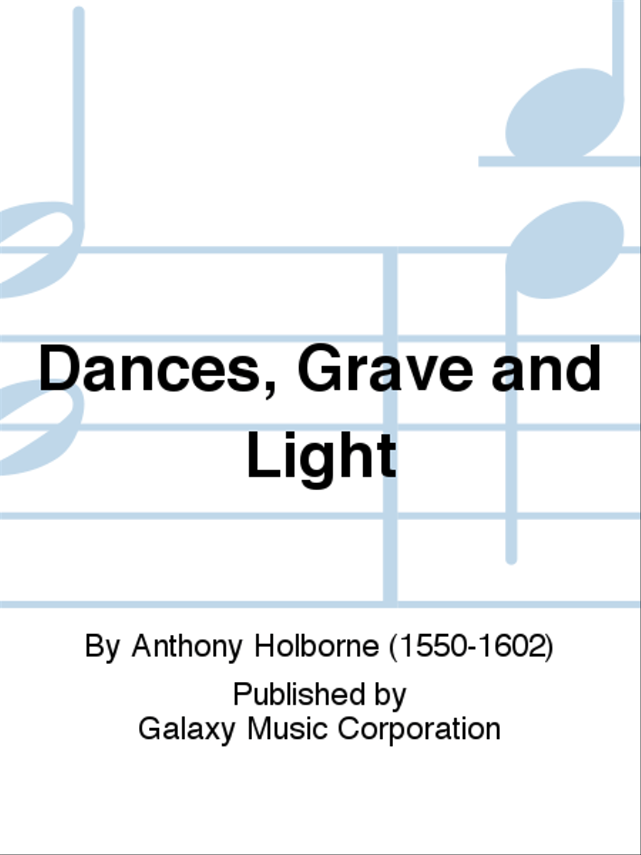 Dances, Grave and Light SATTB scores gallery preview page 1