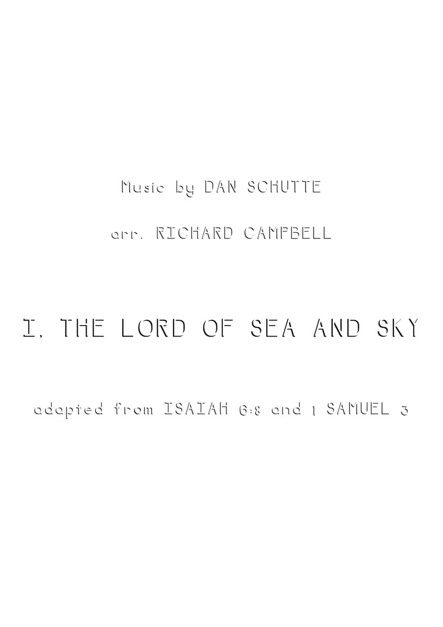 I, THE LORD OF SEA AND SKY School and Community scores gallery preview page 1
