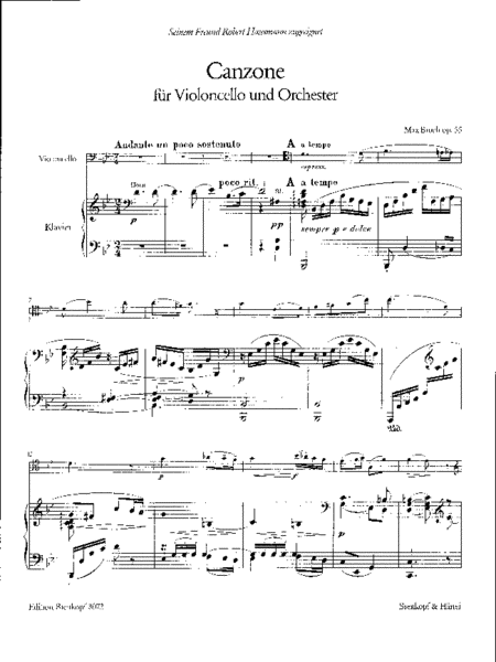 Canzone in Bb major Op. 55