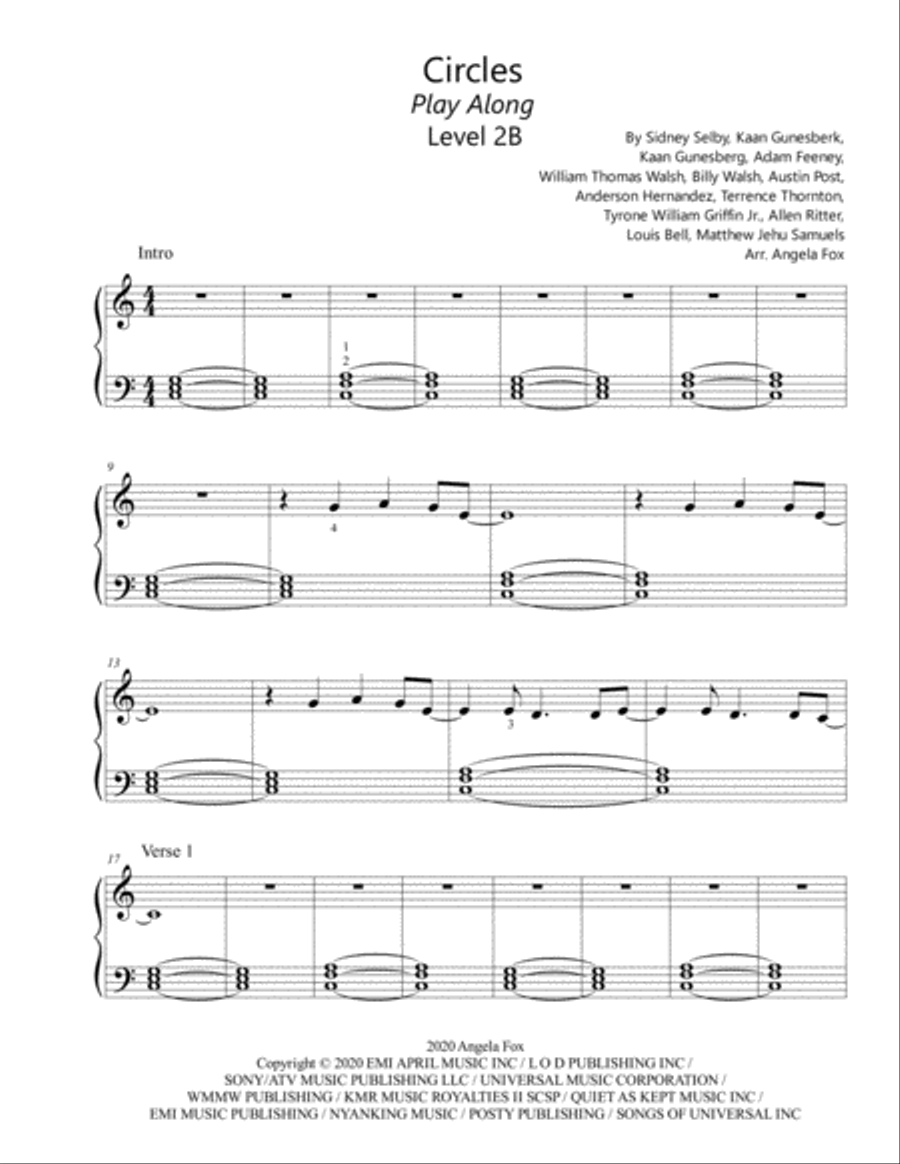 Table For Two Easy Piano scores gallery preview page 2