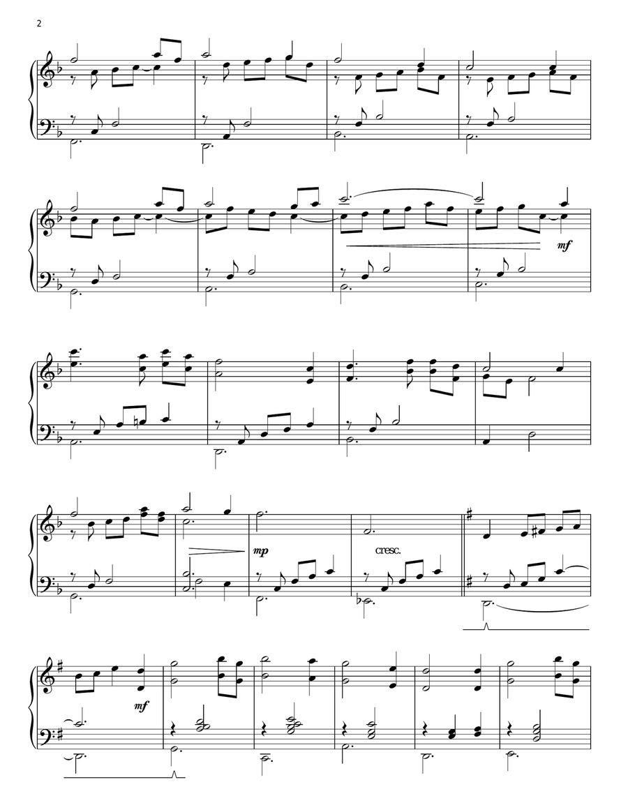 Amazing Grace Amazing Grace Piano Solo scores gallery preview page 2