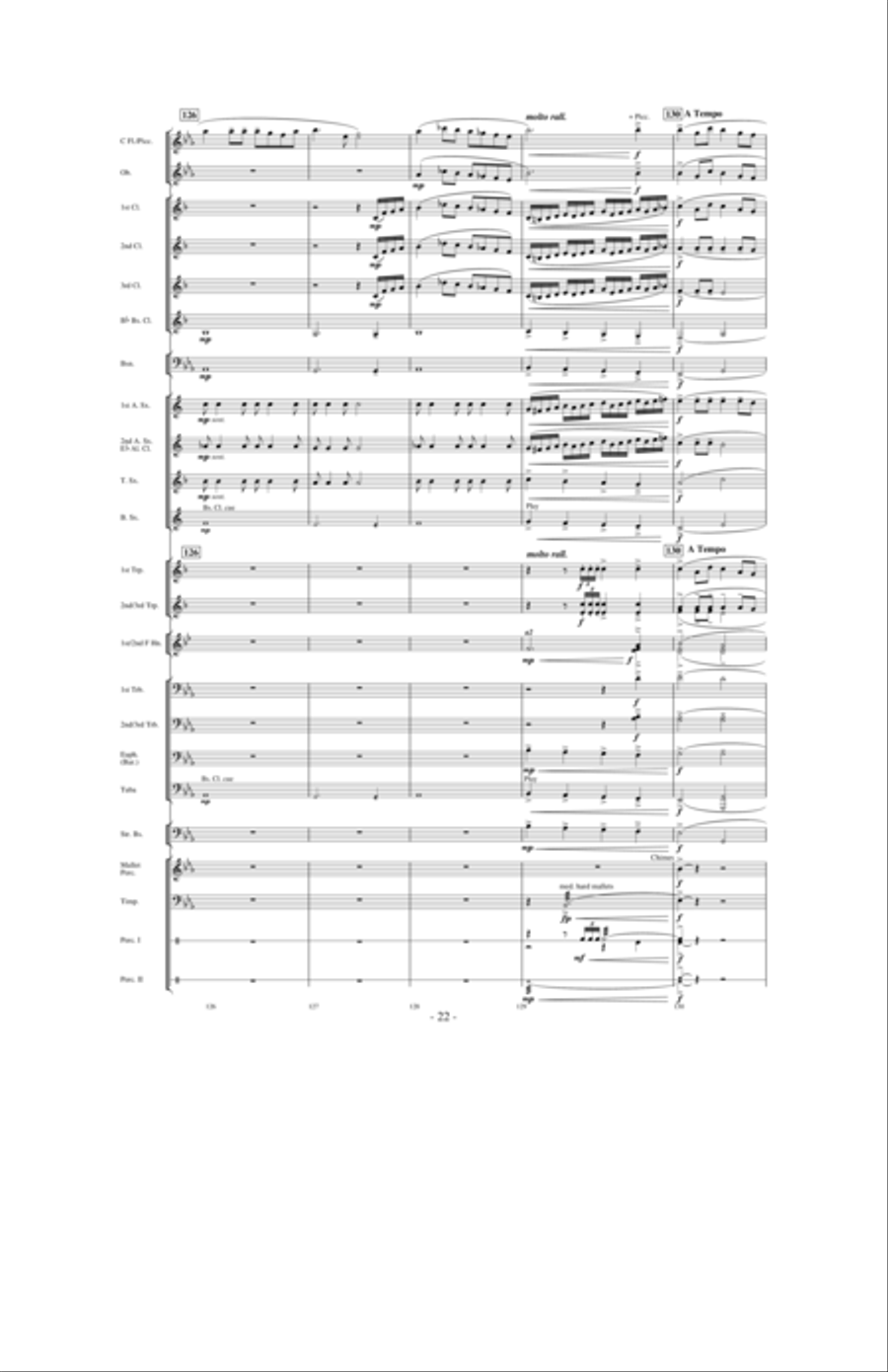 In the Winter of 1730: A River's Journey Concert Band scores gallery preview page 21