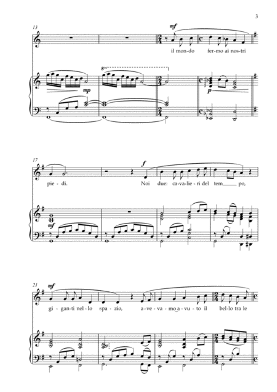 Frasi d'amore Soprano Voice scores gallery preview page 3