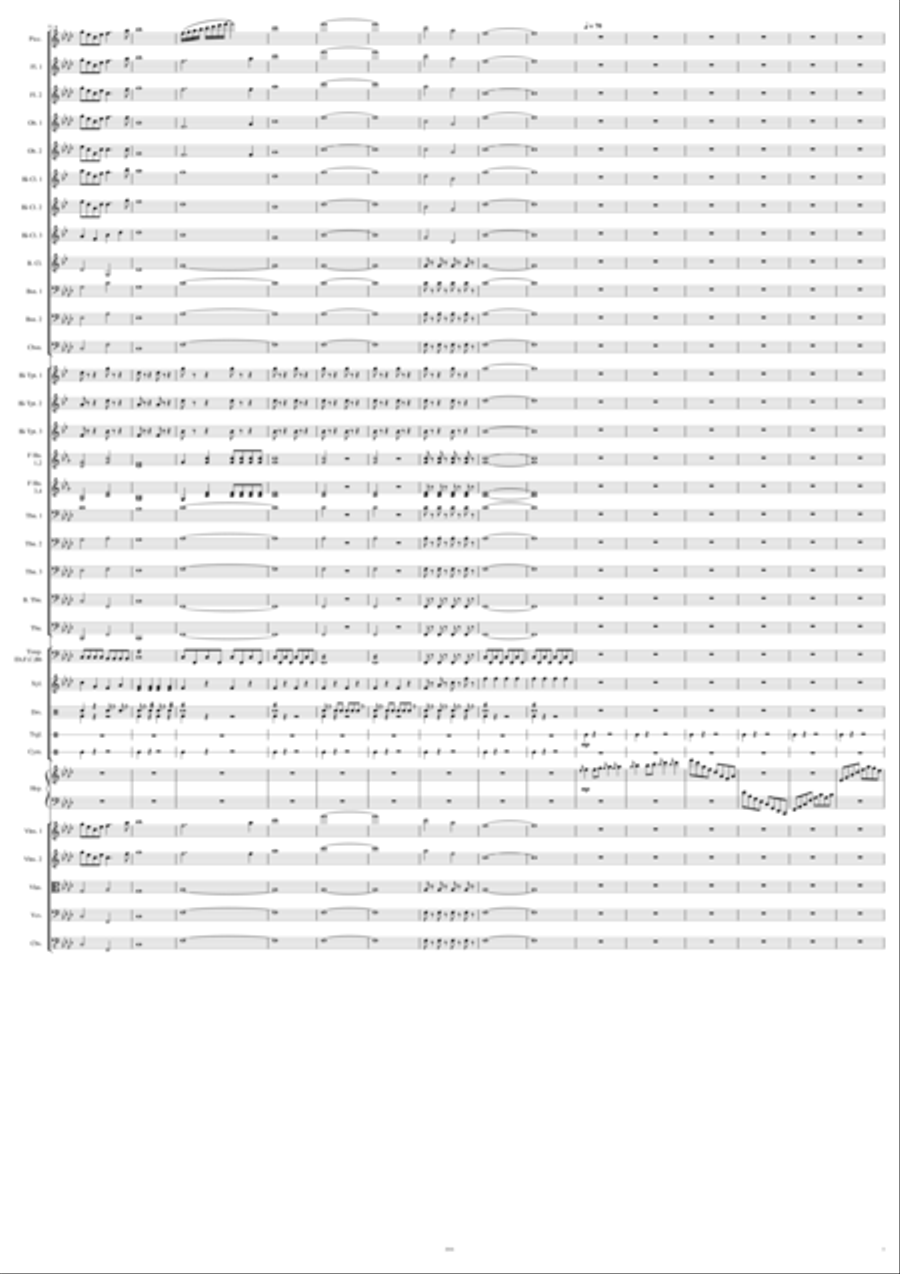 Escape from the Underworld (Extended Version) Full Orchestra scores gallery preview page 5