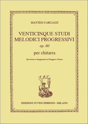 Book cover for 25 Studi Melodici Progressivi Op 60 (Chiesa)