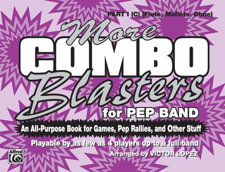 More Combo Blasters for Pep Band - Part I (Flute, Mallets, Oboe) image number null