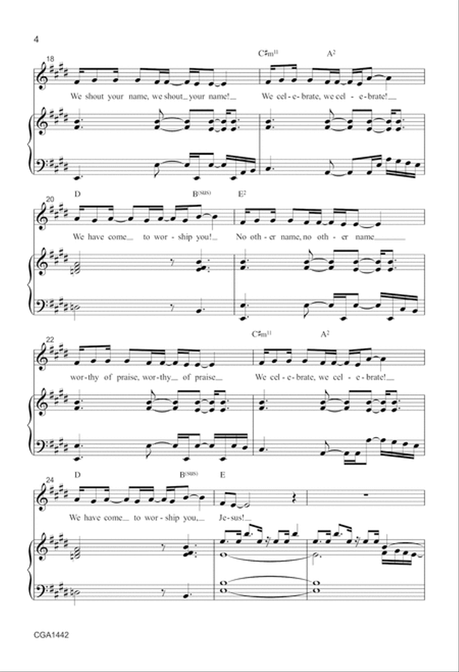 Bring You Praise Bring You Praise Unison Choir scores gallery preview page 4