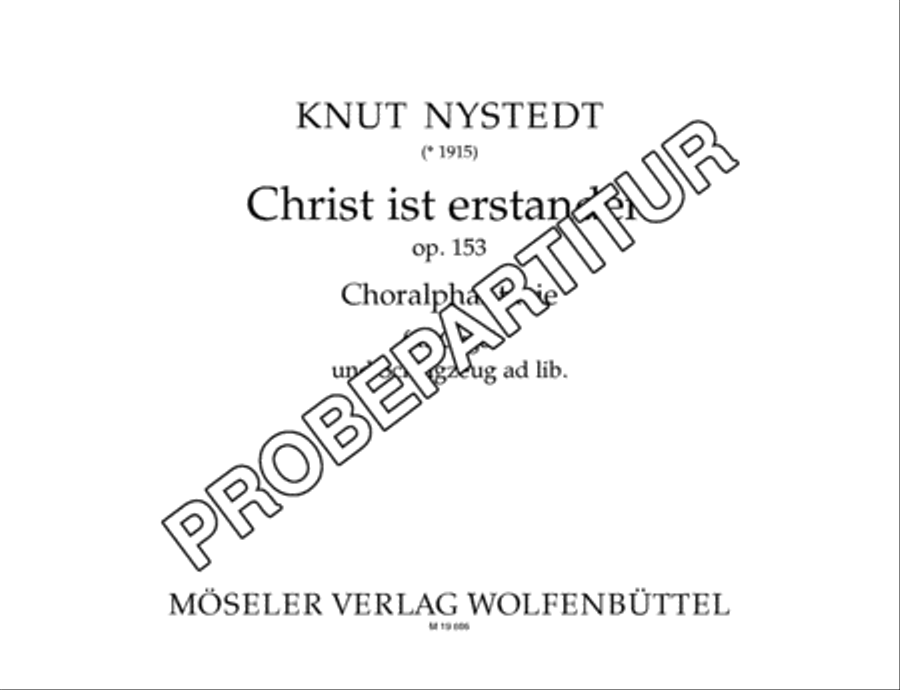 Christ ist erstanden op. 153 Organ scores gallery preview page 2