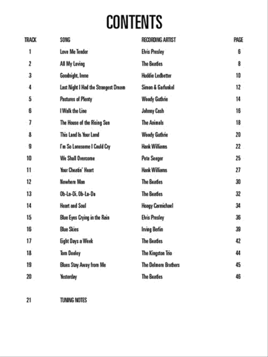 Easy Songs for Ukulele Ukulele scores gallery preview page 3