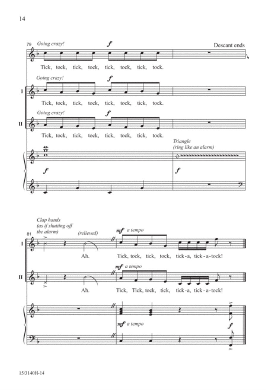 Just Like Clockwork! 2-Part scores gallery preview page 15