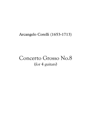 Corelli's Concerto Grosso No.8 for 4 clssical guitars