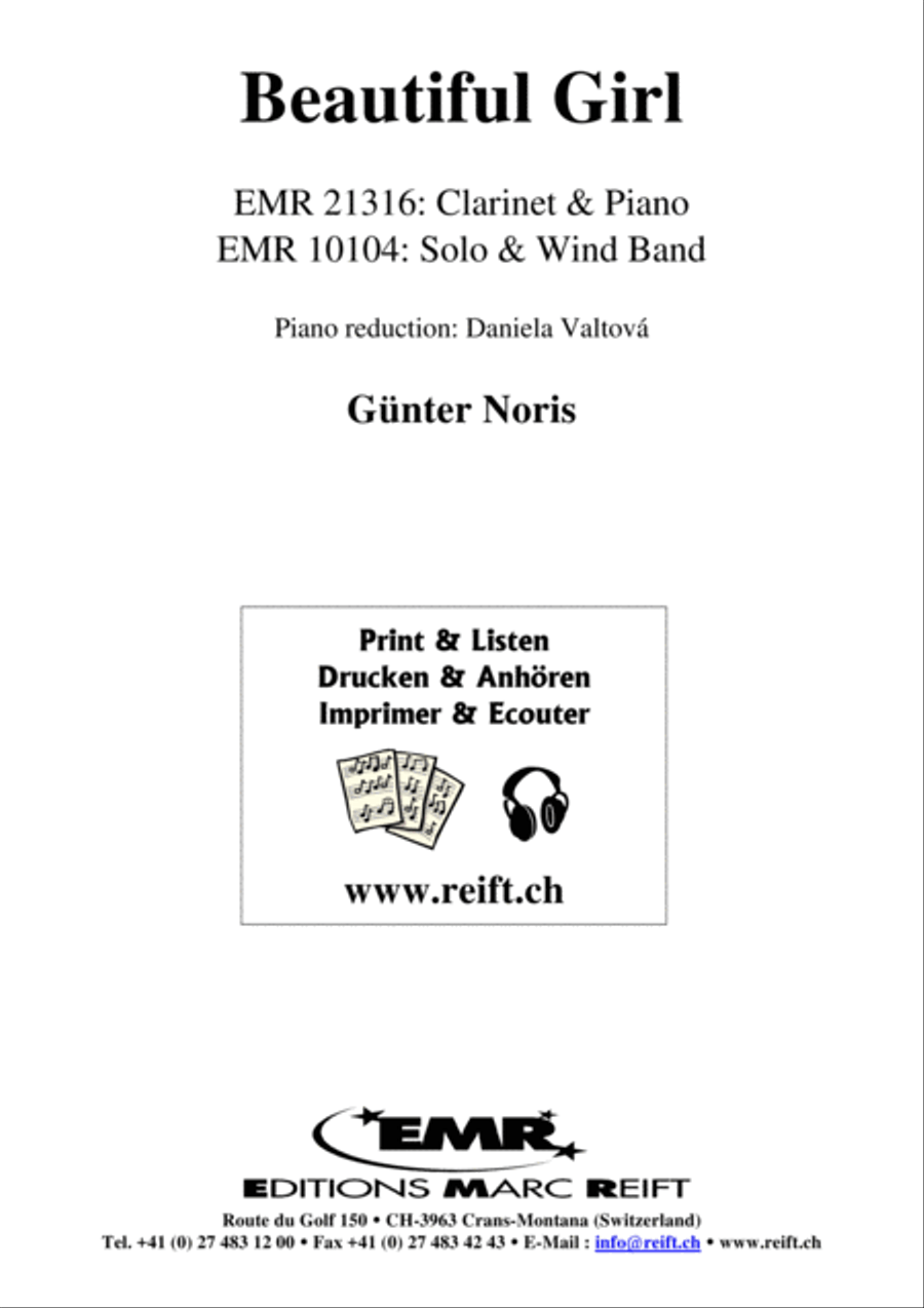 Beautiful Girl Beautiful Girl Clarinet Solo scores gallery preview page 2