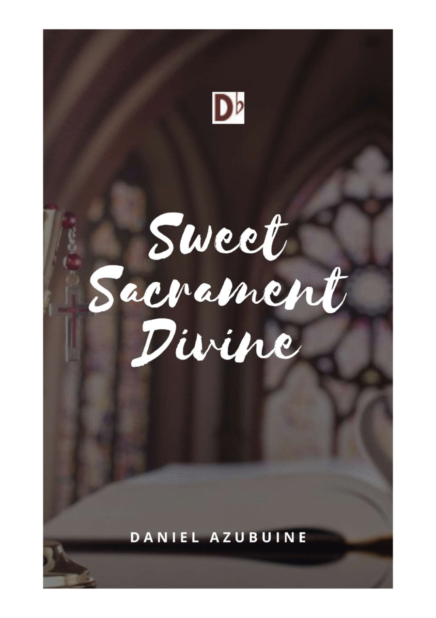 Sweet Sacrament Divine 4-Part scores gallery preview page 1