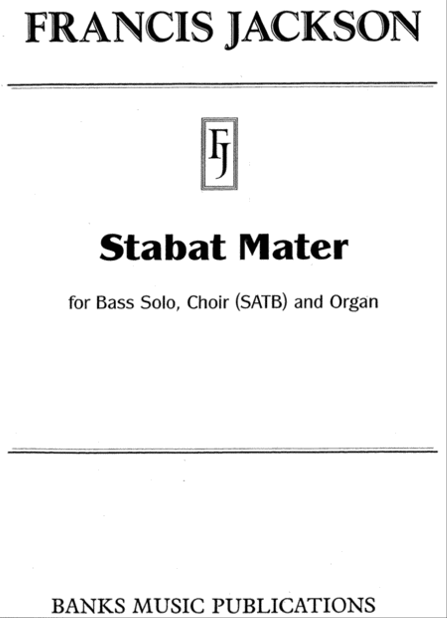 Stabat Mater Stabat Mater 4-Part scores gallery preview page 1