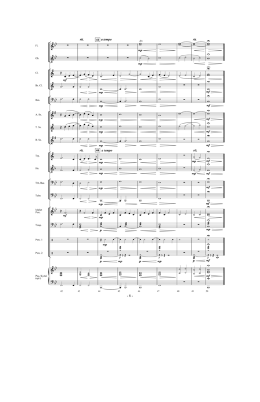 Be Still, My Soul Concert Band scores gallery preview page 7