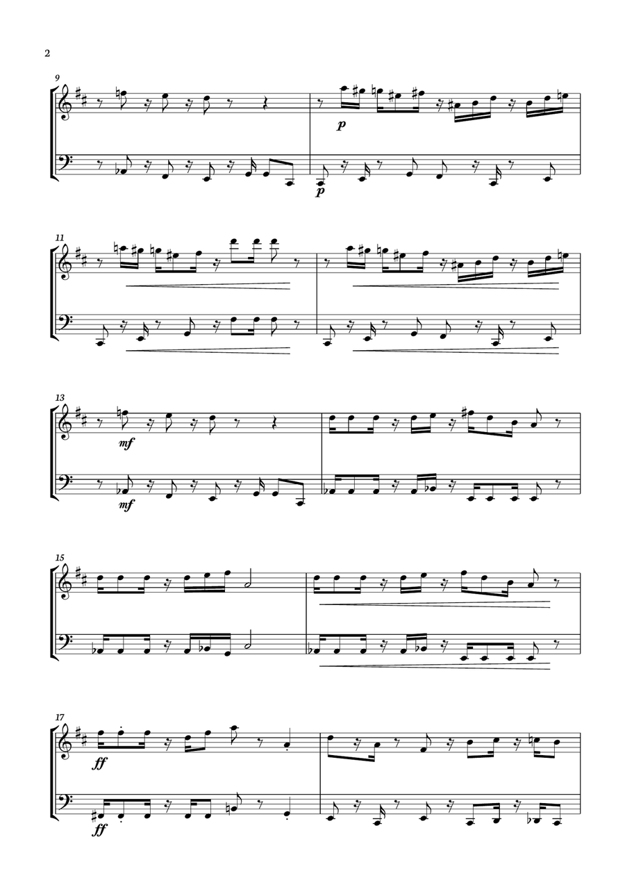 Super Mario Bros. Opus Super Mario Bros. Opus Tenor Saxophone scores gallery preview page 2