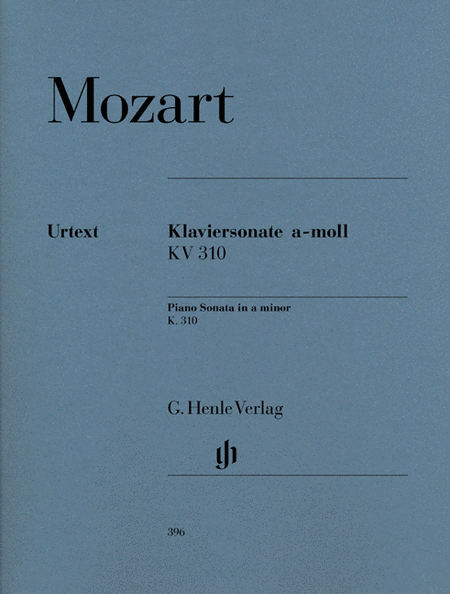 Mozart, Wolfgang Amadeus: Piano sonata A minor KV 310 (300d)