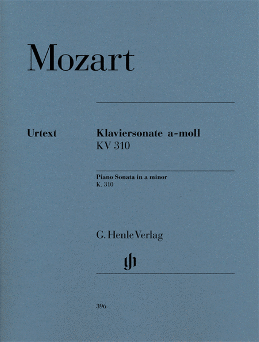 Piano Sonata in A minor K310 (300d) Piano Solo scores gallery preview page 1
