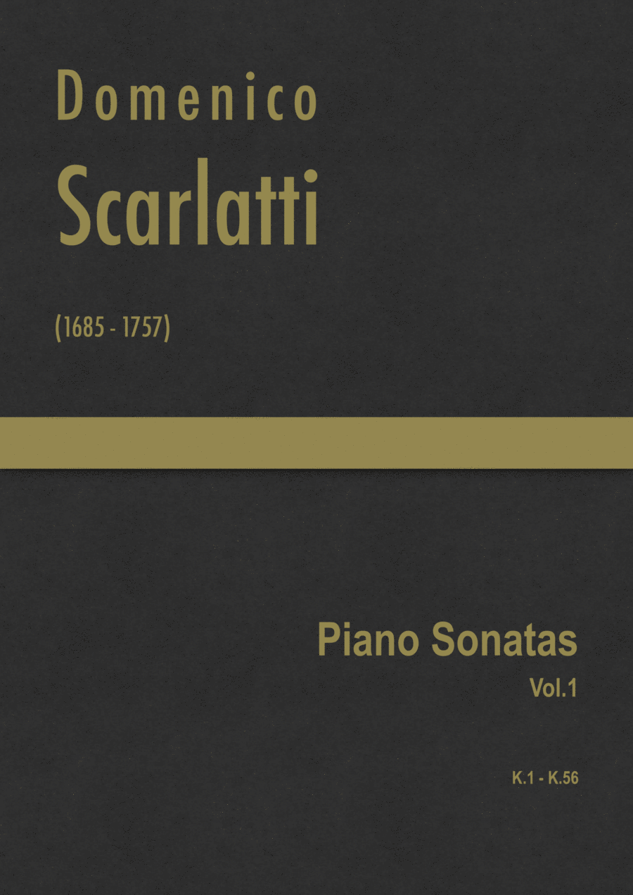 Scarlatti - Complete Piano Sonatas Vol.1 (K.1 - K.56) Piano Solo scores gallery preview page 1