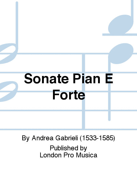 Sonate Pian E Forte