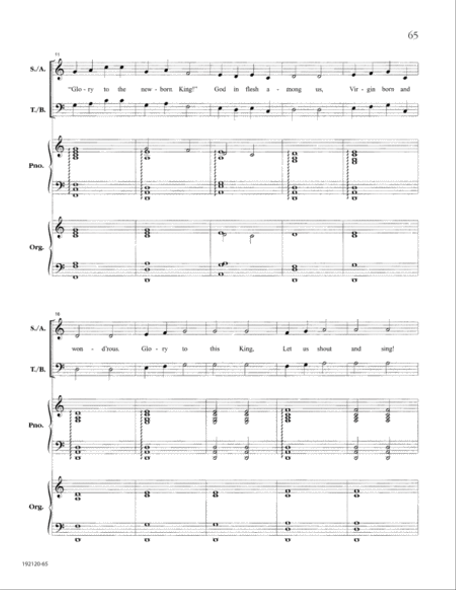 Let the People Sing at Christmas 4-Part scores gallery preview page 69